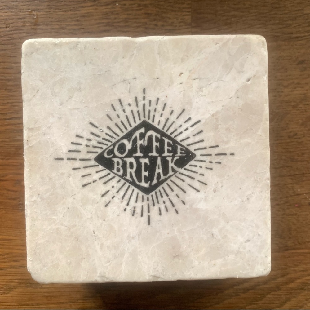 Marble Coffee Break Coaster